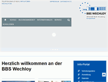 Tablet Screenshot of bbs-wechloy.de